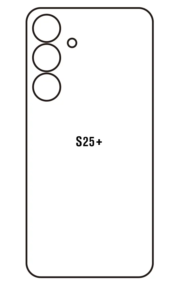 Samsung S25+ Zadní Hydrogel ochranná fólie