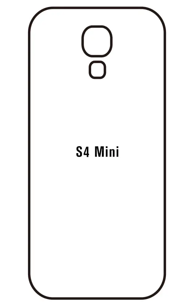 Samsung S4 Mini Zadní Hydrogel ochranná fólie