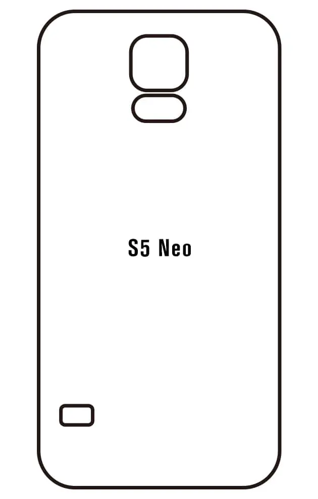 Samsung S5 Neo Zadní Hydrogel ochranná fólie
