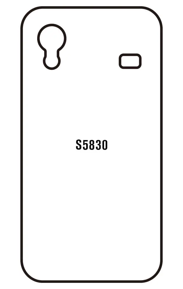 Samsung S5830 Zadní Hydrogel ochranná fólie