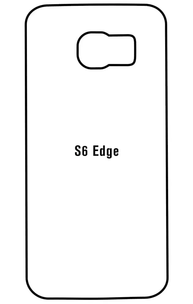 Samsung S6 Edge Zadní Hydrogel ochranná fólie