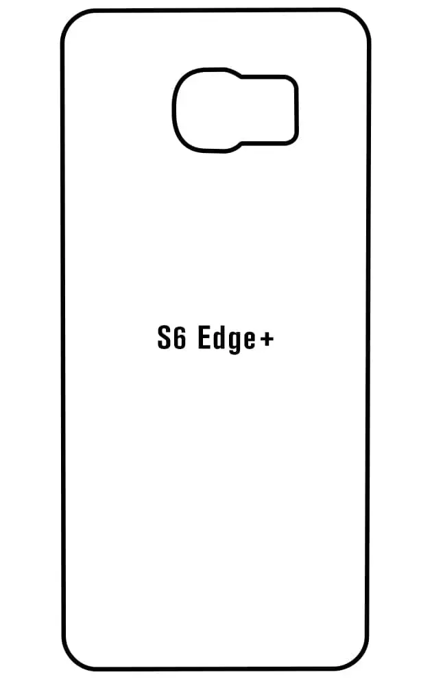 Samsung S6 Edge+ Zadní Hydrogel ochranná fólie