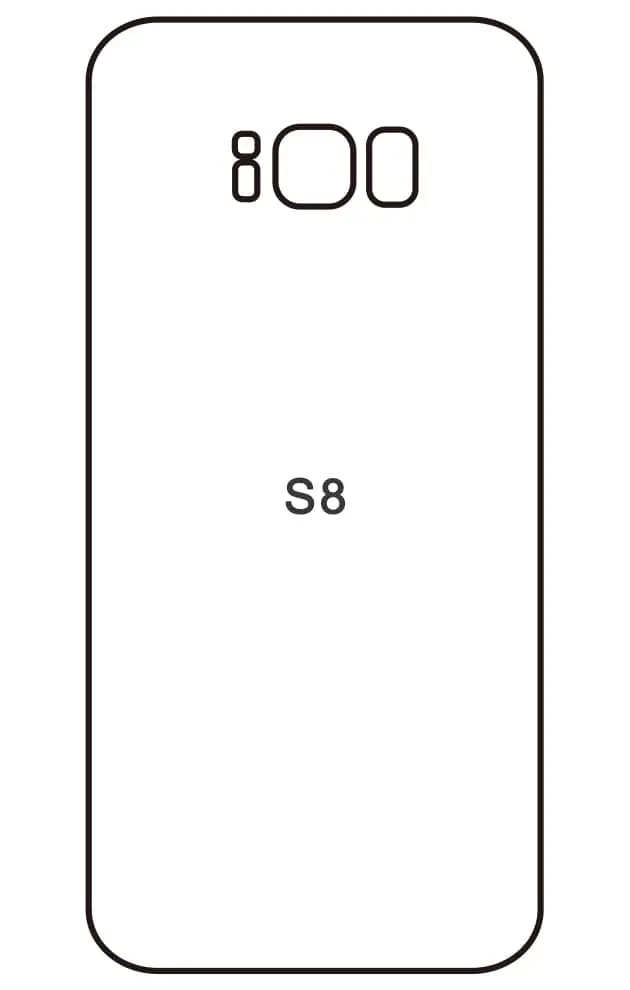 Samsung S8 Zadní Hydrogel ochranná fólie