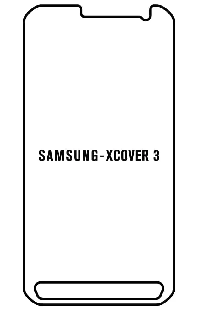 Samsung Xcover 3 Přední Hydrogel ochranná fólie