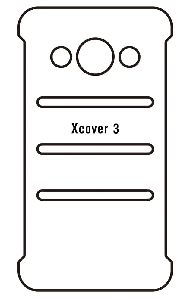 Samsung Xcover 3 Zadní Hydrogel ochranná fólie