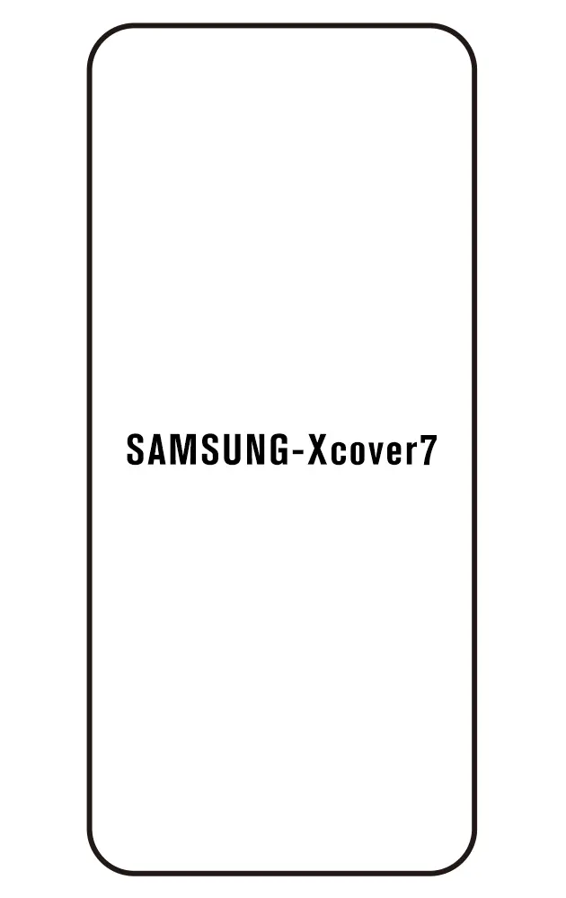 Samsung Xcover7 Přední Hydrogel ochranná fólie