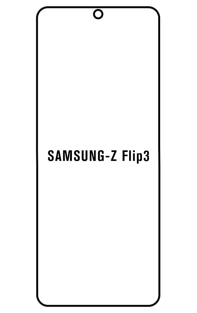 Samsung Z Flip3 5G Přední Hydrogel ochranná fólie