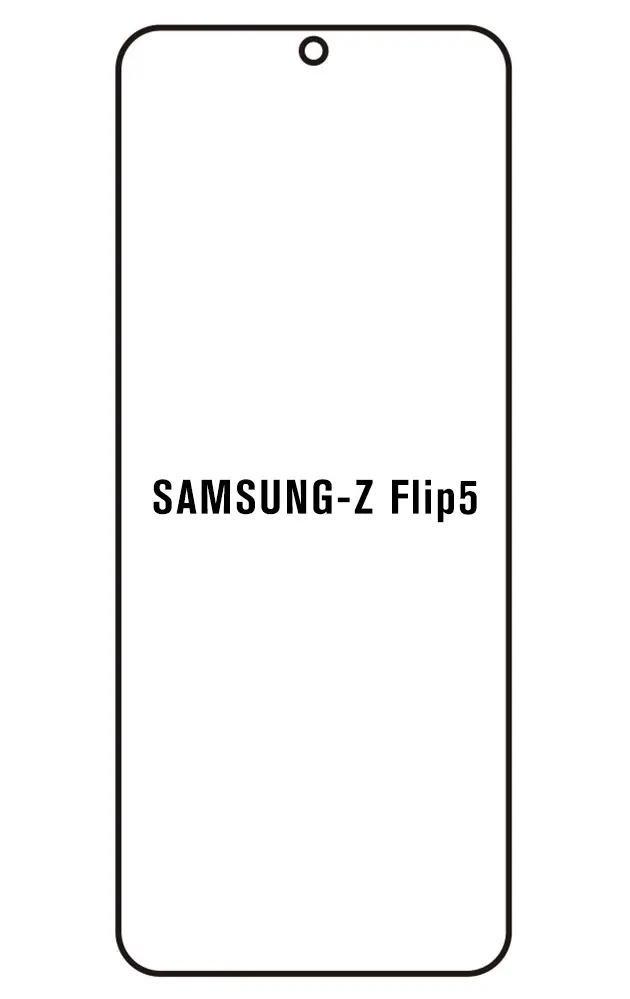 Samsung Z Flip5 Přední Hydrogel ochranná fólie