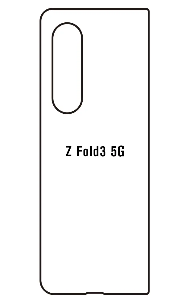 Samsung Z Fold3 5G Zadní Hydrogel ochranná fólie