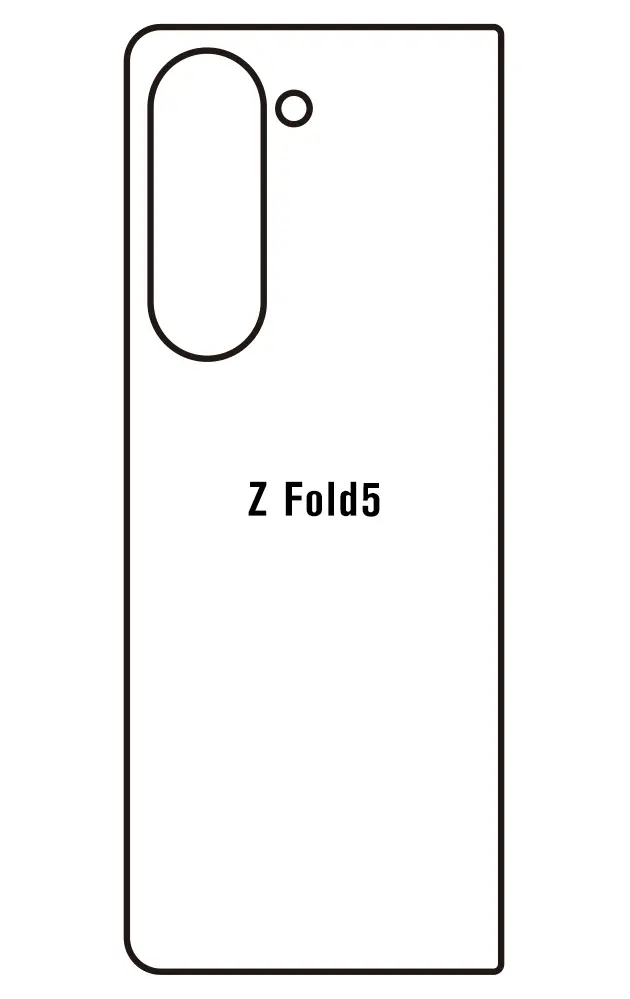 Samsung Z Fold5 Zadní Hydrogel ochranná fólie
