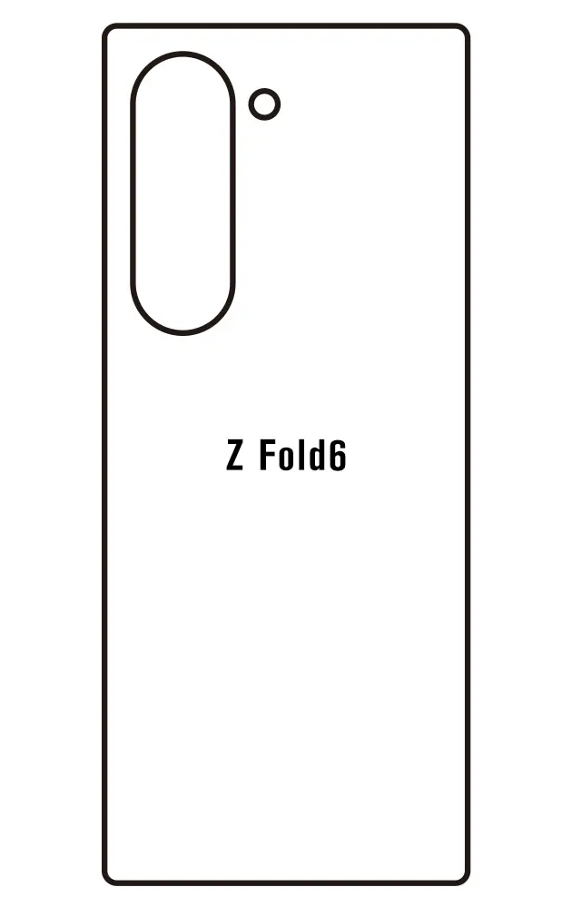 Samsung Z Fold6 Zadní Hydrogel ochranná fólie