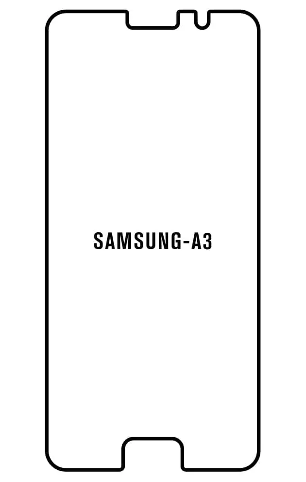 Samsung A3 2016 SM-A310 Přední Hydrogel ochranná fólie