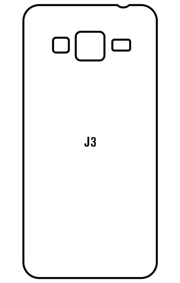 Samsung J3 2016(J320) Zadní Hydrogel ochranná fólie