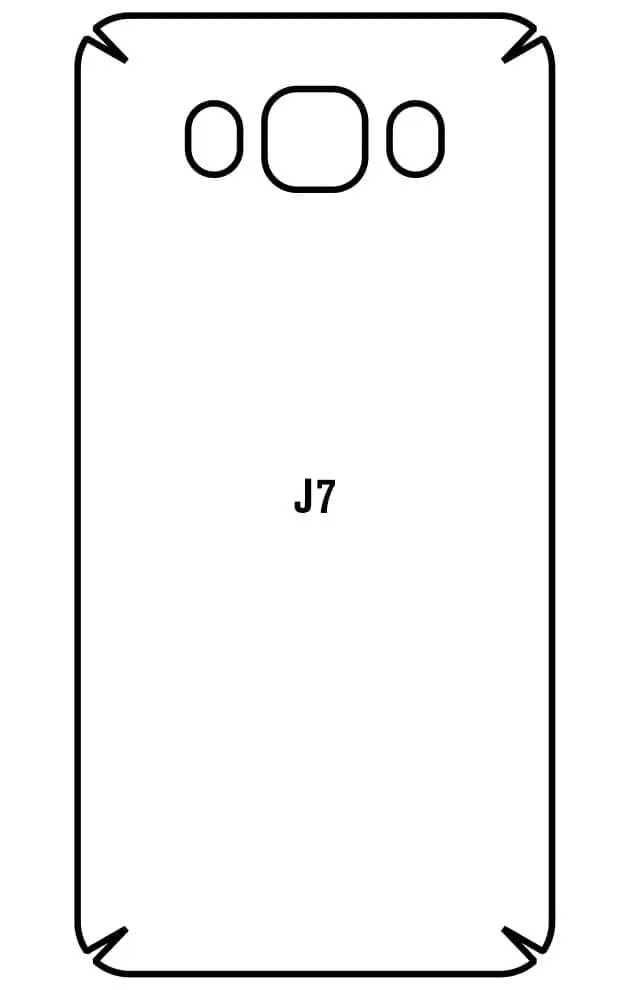 Samsung J7 2016(J710) Zadní Hydrogel ochranná fólie