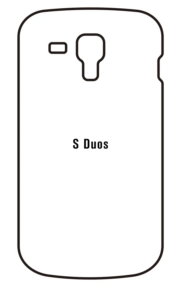 Samsung S Duos S7562 Zadní Hydrogel ochranná fólie