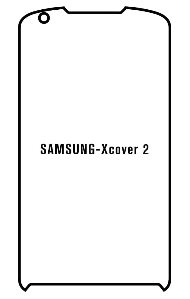 Samsung Xcover 2 S7710 Přední Hydrogel ochranná fólie