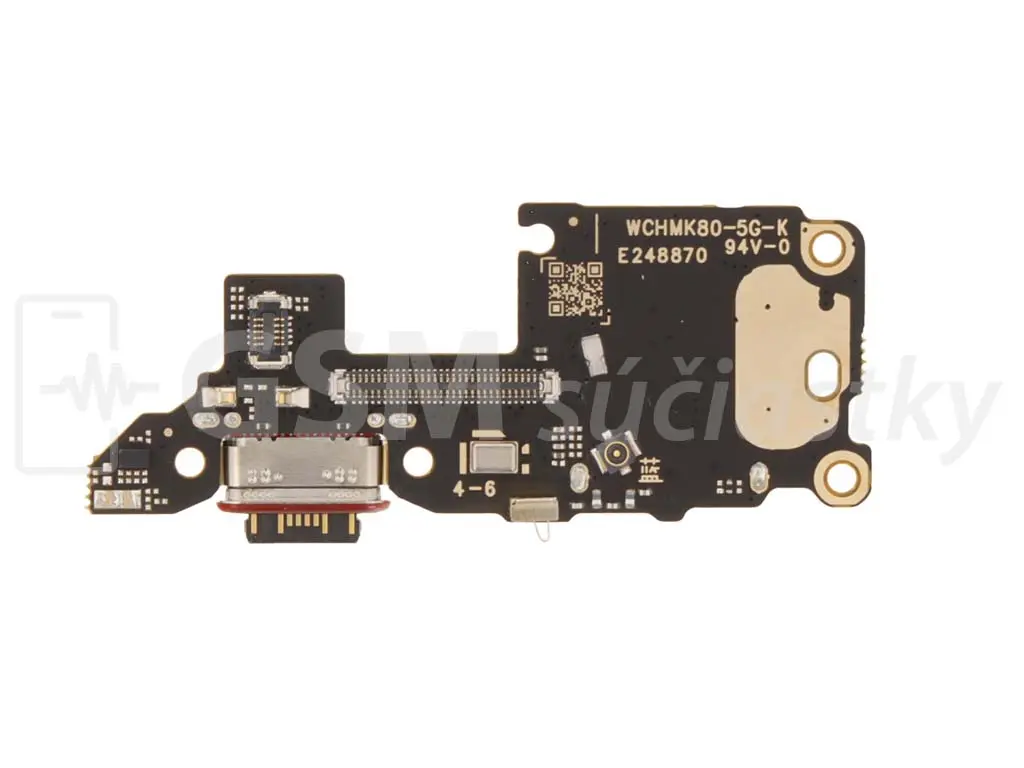 PCB deska nabíjení Xiaomi Poco F7 Pro nabíjecí konektor a mikrofon