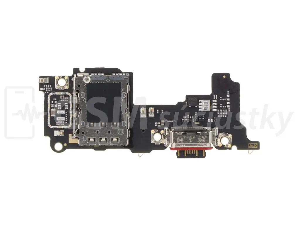 PCB deska nabíjení Xiaomi Poco F6 Pro nabíjecí konektor a mikrofon