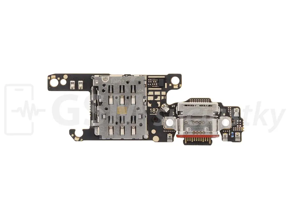 PCB deska nabíjení Huawei Pura 70 Pro nabíjecí konektor, mikrofon