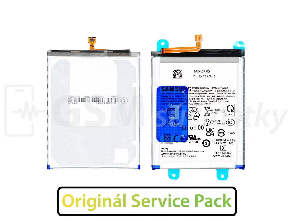 Originální baterie EB BM156ABY pro Samsung Galaxy M15 5G, M156M