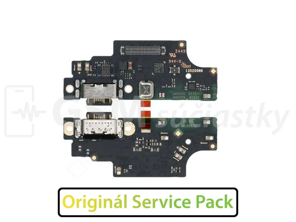 Originální PCB deska Xiaomi Redmi Note 14S nabíjecí konektor, mikrofon