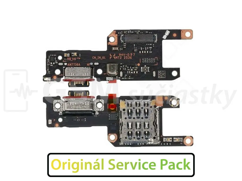 Originální PCB deska Xiaomi Redmi Note 15 Pro 5G nabíjecí konektor, mikrofon