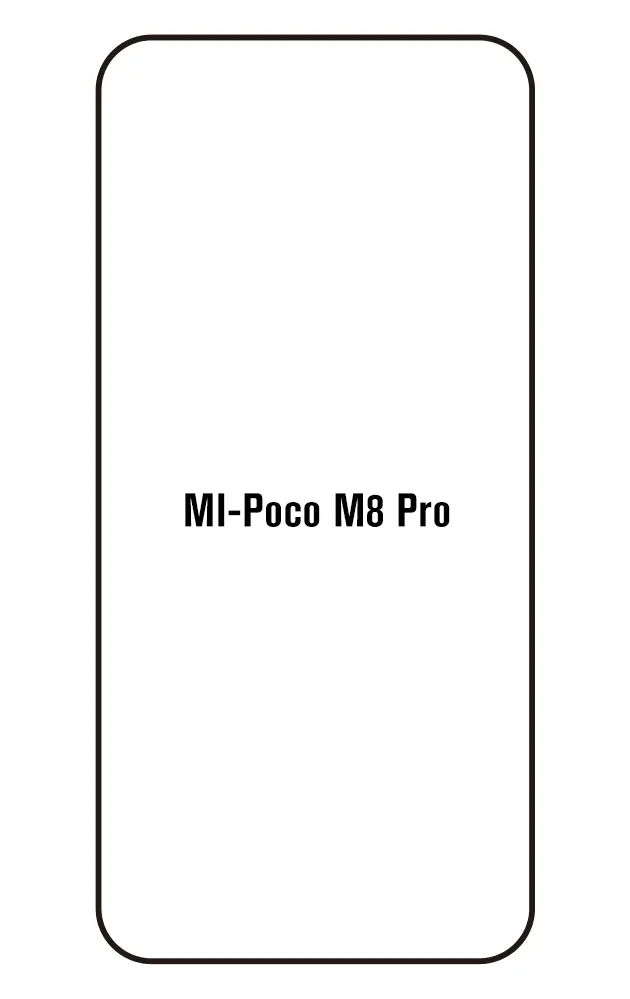Xiaomi Poco M8 Pro 5G Přední Hydrogel ochranná fólie (Střih Přední 1)