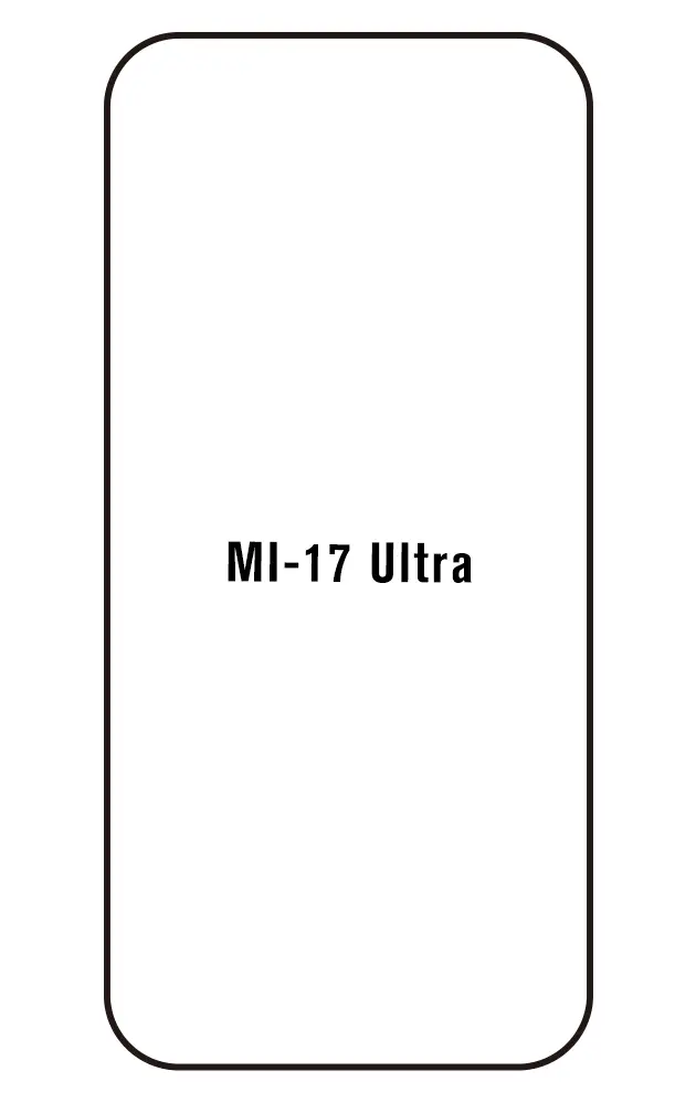 Xiaomi 17 Ultra Přední Hydrogel ochranná fólie (Střih Přední 1)