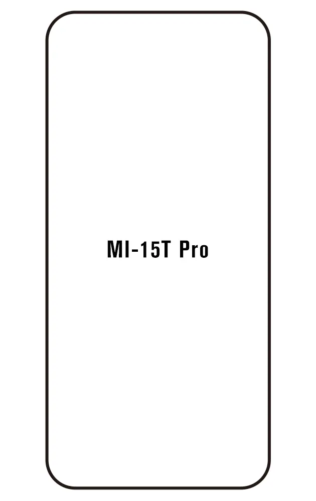 Xiaomi 15T Pro Přední Hydrogel ochranná fólie (Střih Přední 1)