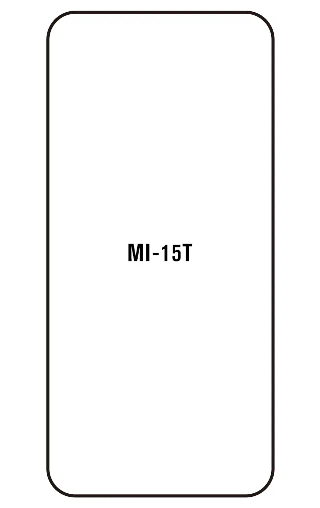 Xiaomi 15T Přední Hydrogel ochranná fólie (Střih Přední 1)