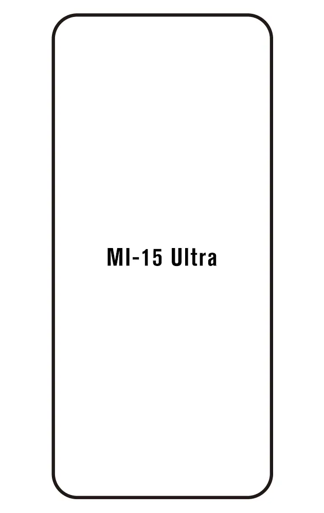 Xiaomi 15 Ultra Přední Hydrogel ochranná fólie (Střih Přední 1)