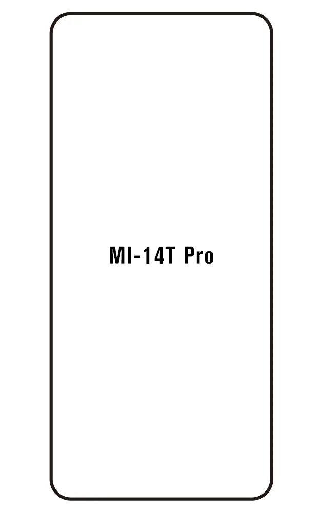 Xiaomi 14T Pro Přední Hydrogel ochranná fólie (Střih Přední 1)