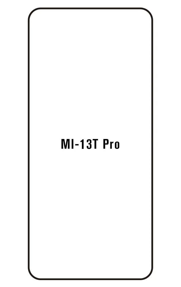 Xiaomi 13T Pro Přední Hydrogel ochranná fólie (Střih Přední 1)