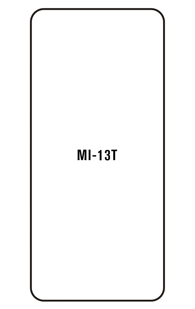 Xiaomi 13T Přední Hydrogel ochranná fólie (Střih Přední 1)