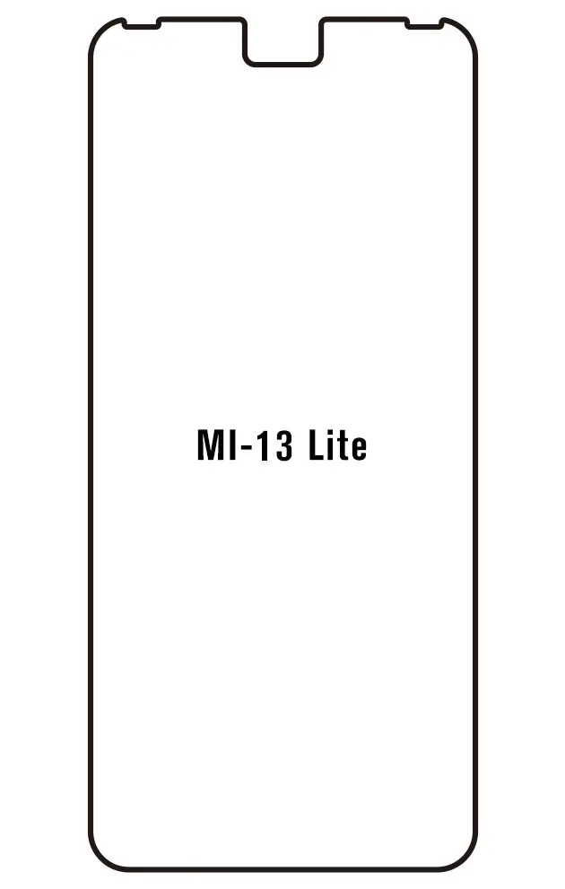Xiaomi 13 Lite Přední Hydrogel ochranná fólie (Střih Přední 1)