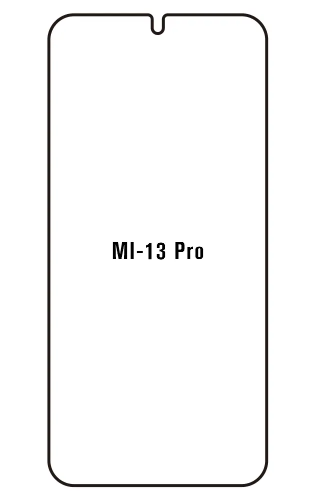 Xiaomi 13 Pro Přední Hydrogel ochranná fólie (Střih Přední 1)