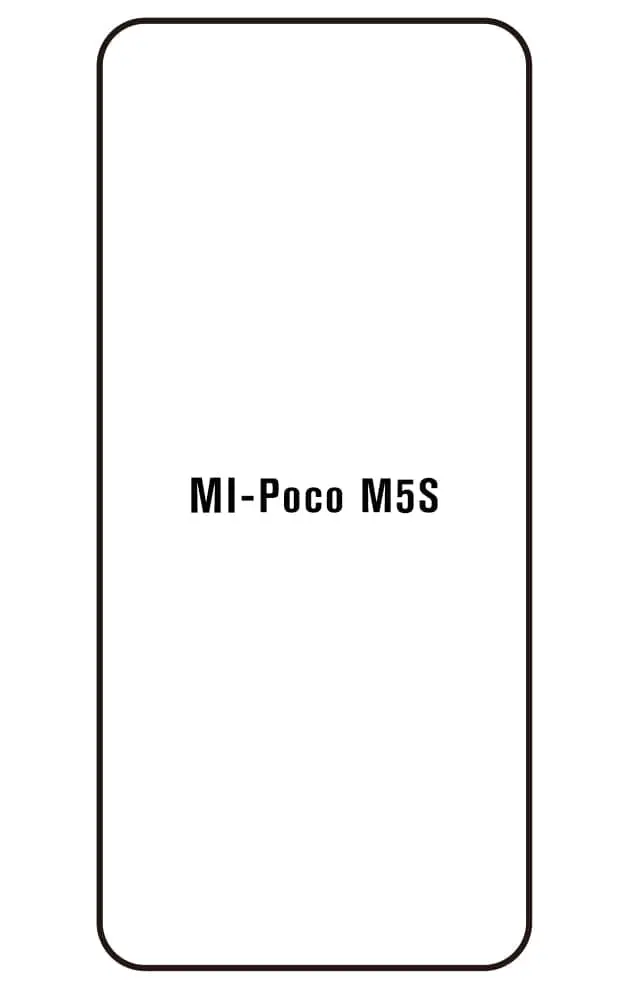 Xiaomi Poco M5s Přední Hydrogel ochranná fólie (Střih Přední 1)
