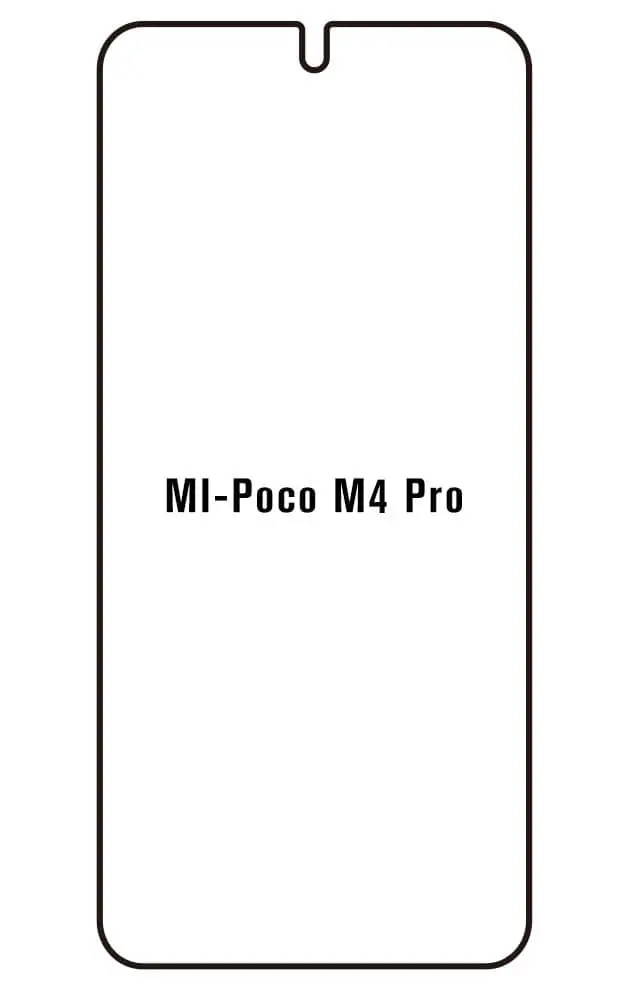 Xiaomi Poco M4 Pro Přední Hydrogel ochranná fólie (Střih Přední 1)