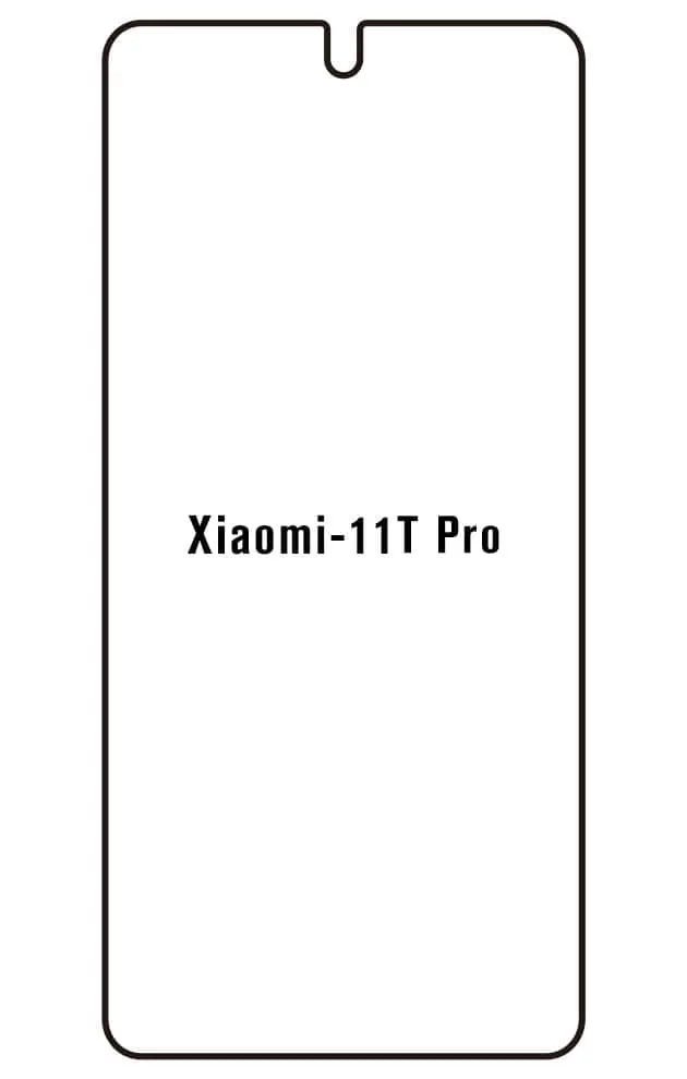 Xiaomi 11T Pro Přední Hydrogel ochranná fólie (Střih Přední 1)
