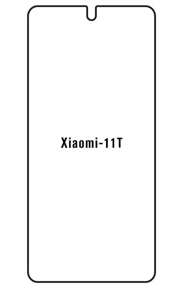 Xiaomi 11T Přední Hydrogel ochranná fólie (Střih Přední 1)