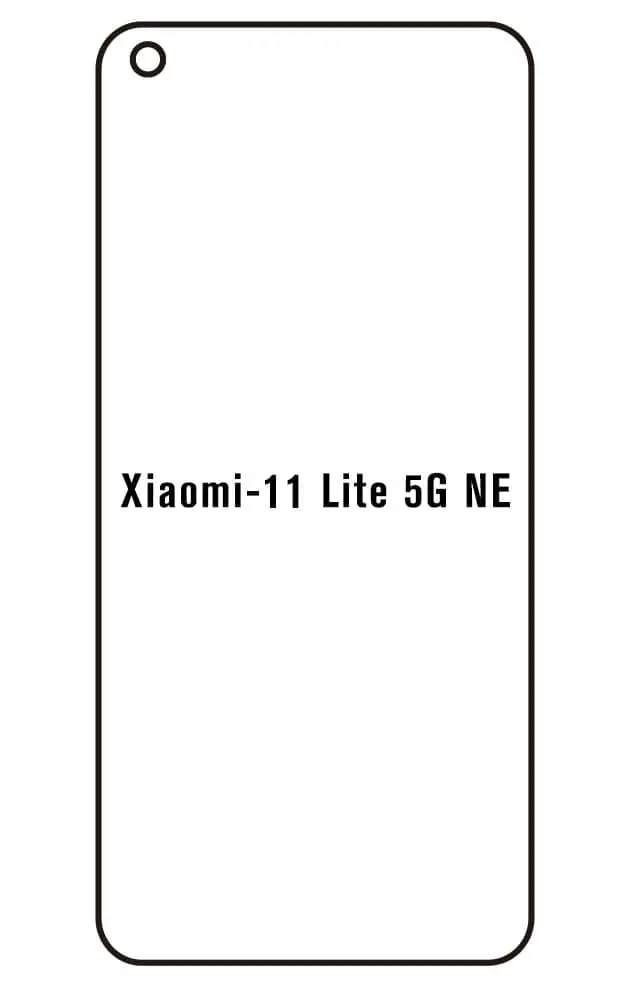 Xiaomi 11 Lite 5G NE Přední Hydrogel ochranná fólie (Střih Přední 1)