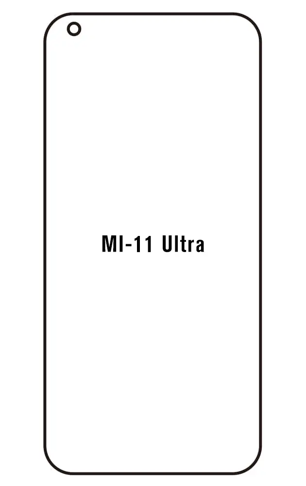 Xiaomi 11 Ultra Přední Hydrogel ochranná fólie (Střih Přední 1)