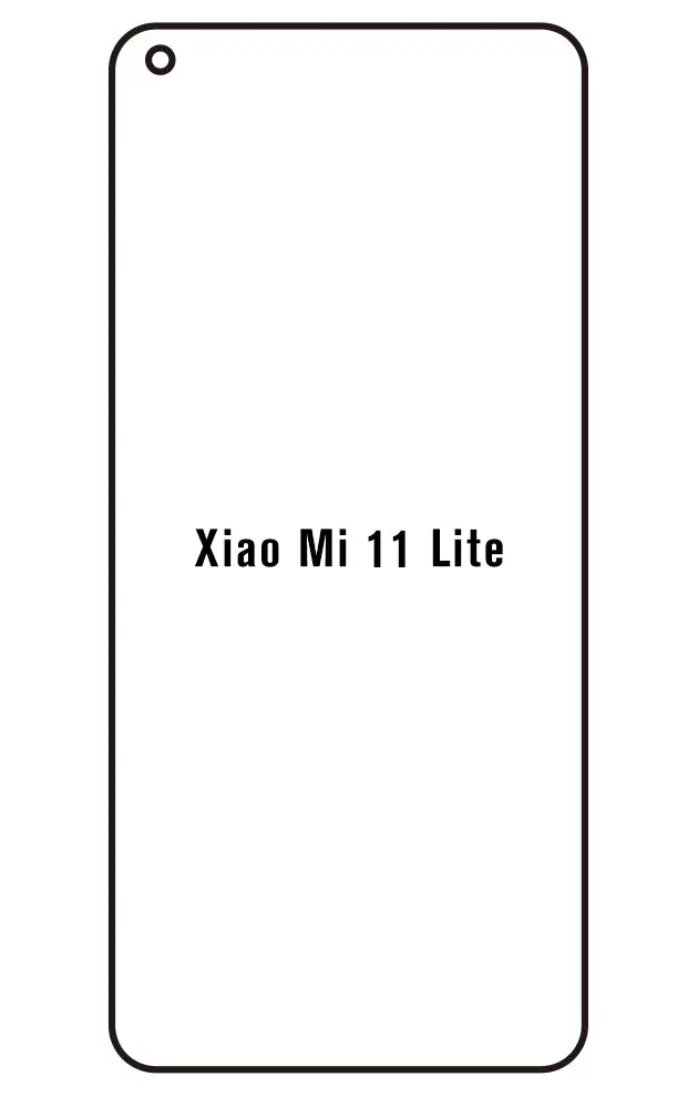 Xiaomi 11 Lite Přední Hydrogel ochranná fólie (Střih Přední 1)
