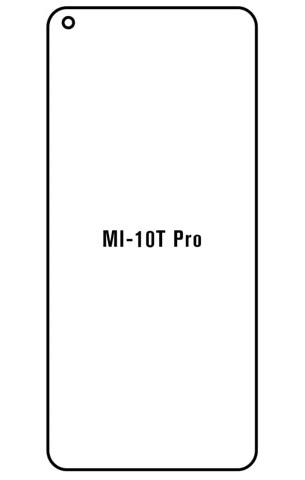 Xiaomi 10T Pro 5G Přední Hydrogel ochranná fólie (Střih Přední 1)