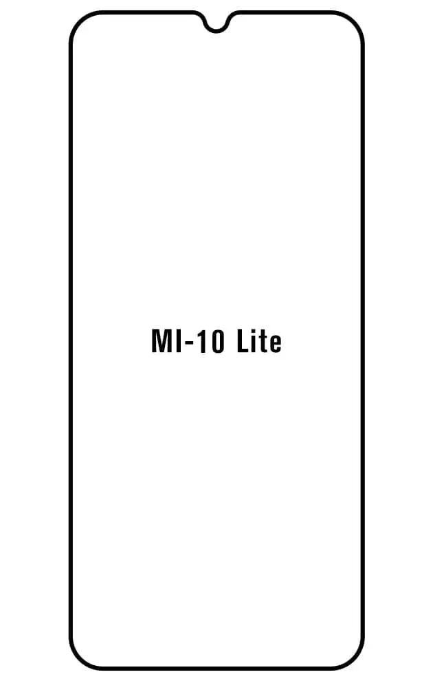 Xiaomi 10 Lite 5G Přední Hydrogel ochranná fólie (Střih Přední 1)