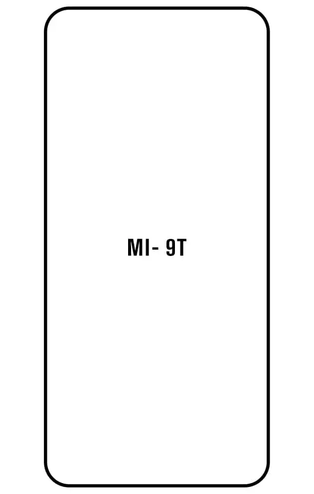 Xiaomi 9T Přední Hydrogel ochranná fólie (Střih Přední 1)