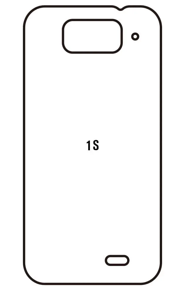 Xiaomi 1S Zadní Hydrogel ochranná fólie (Střih Zadní část 1)