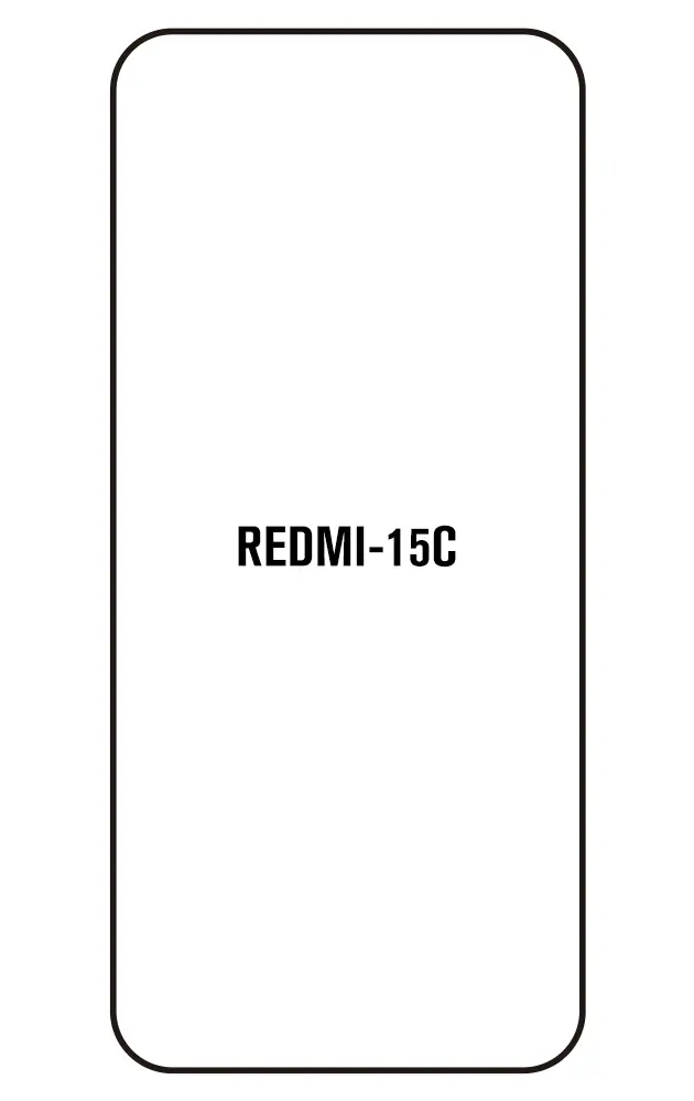 Xiaomi Redmi 15C 4G Přední Hydrogel ochranná fólie (Střih Přední 1)