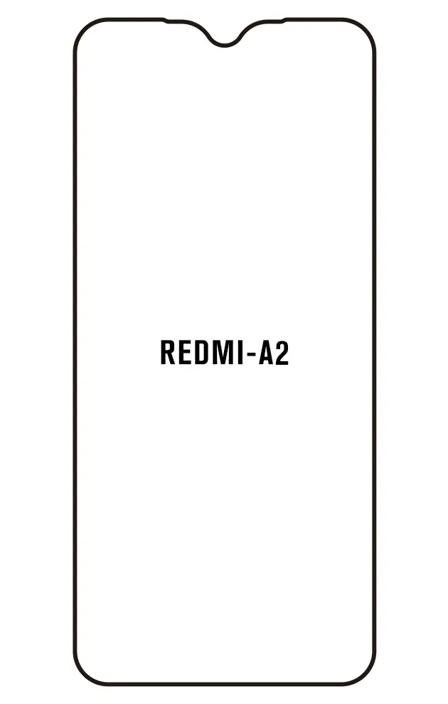 Xiaomi Redmi A2 Přední Hydrogel ochranná fólie (Střih Přední 1)