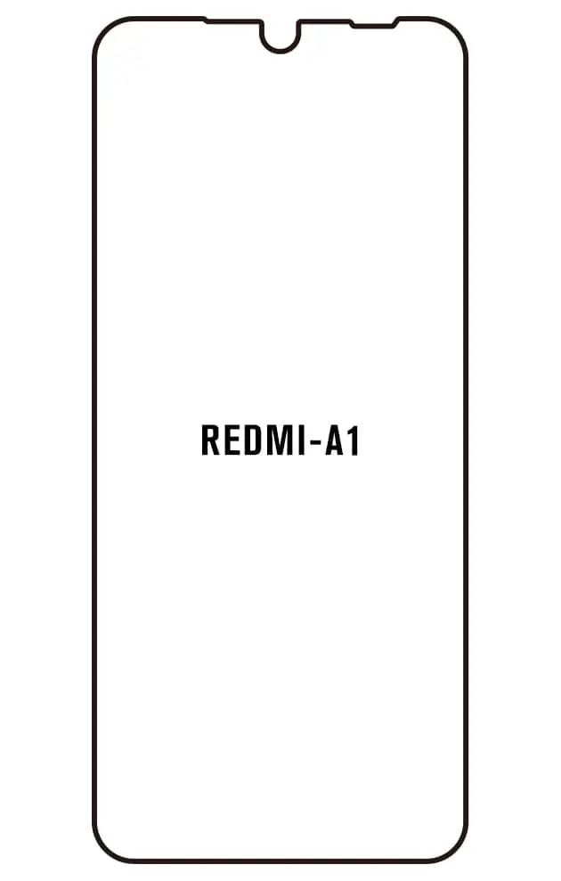 Xiaomi Redmi A1 Přední Hydrogel ochranná fólie (Střih Přední 1)